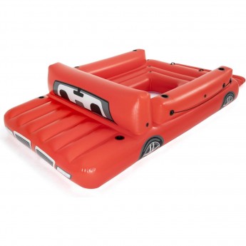 Надувной матрас-остров BESTWAY КРАСНЫЙ ГРУЗОВИК 43304 381x262см с ручками и подсавкой, до 540кг Надувной матрас-остров BESTWAY КРАСНЫЙ ГРУЗОВИК 43304 381x262см с ручками и подсавкой, до 540кг